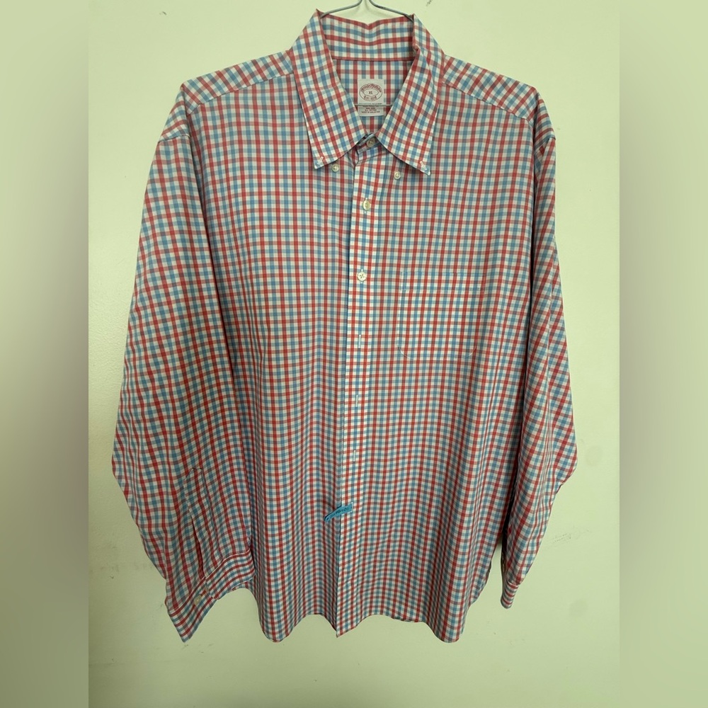 Brooks Brothers Multicolor Checkered Button Down Shirt